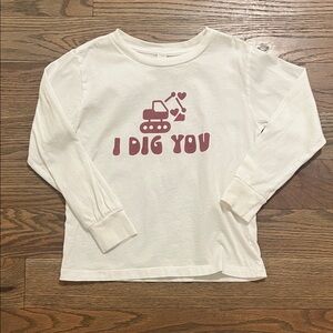 I dig you 4T long sleeve tshirt EUC
